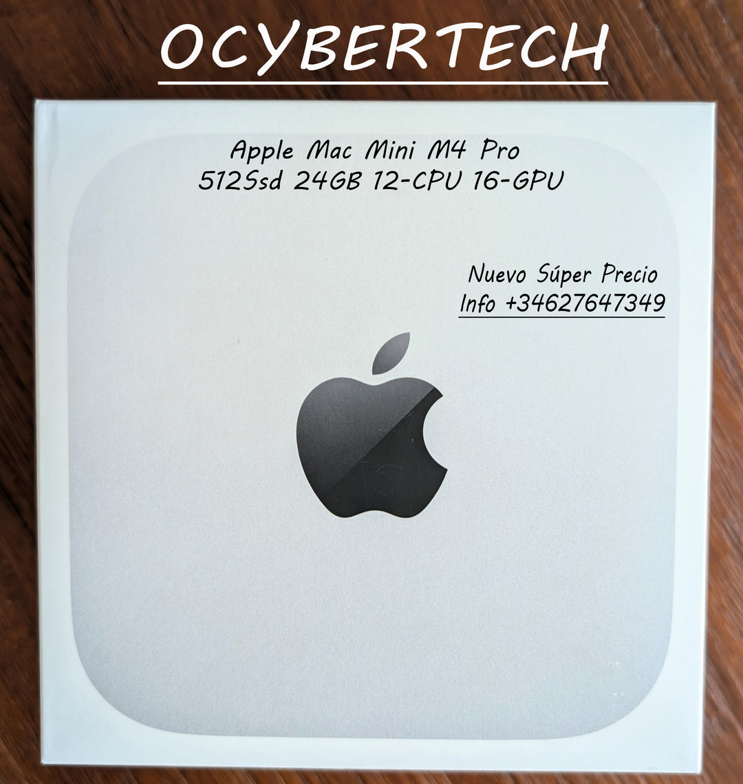 Apple Mac Mini M4 Pro 12-Core CPU 16-Core GPU 24GB 512GB Ssd